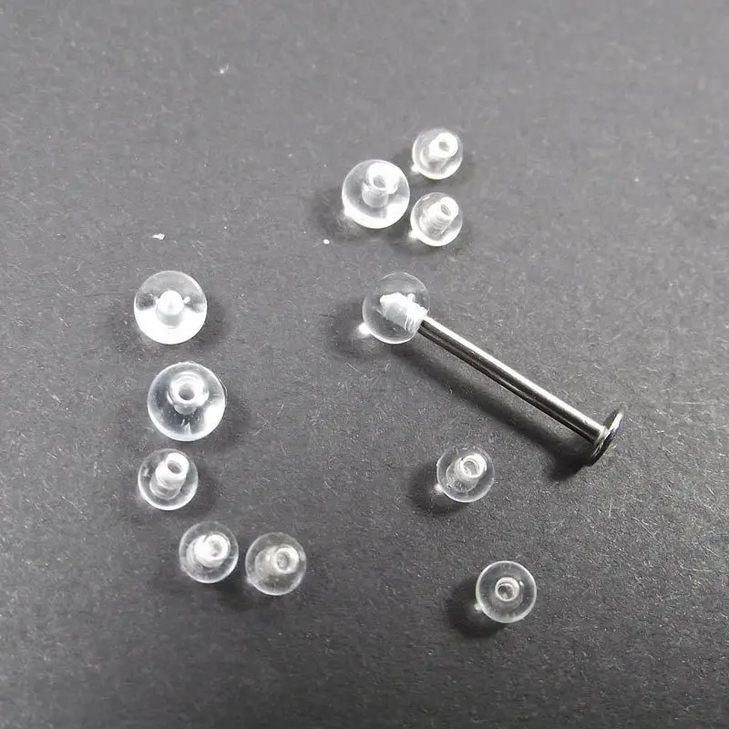 Body Jewelry Replacement Ball - 100 pçs transparente substituição bolas de