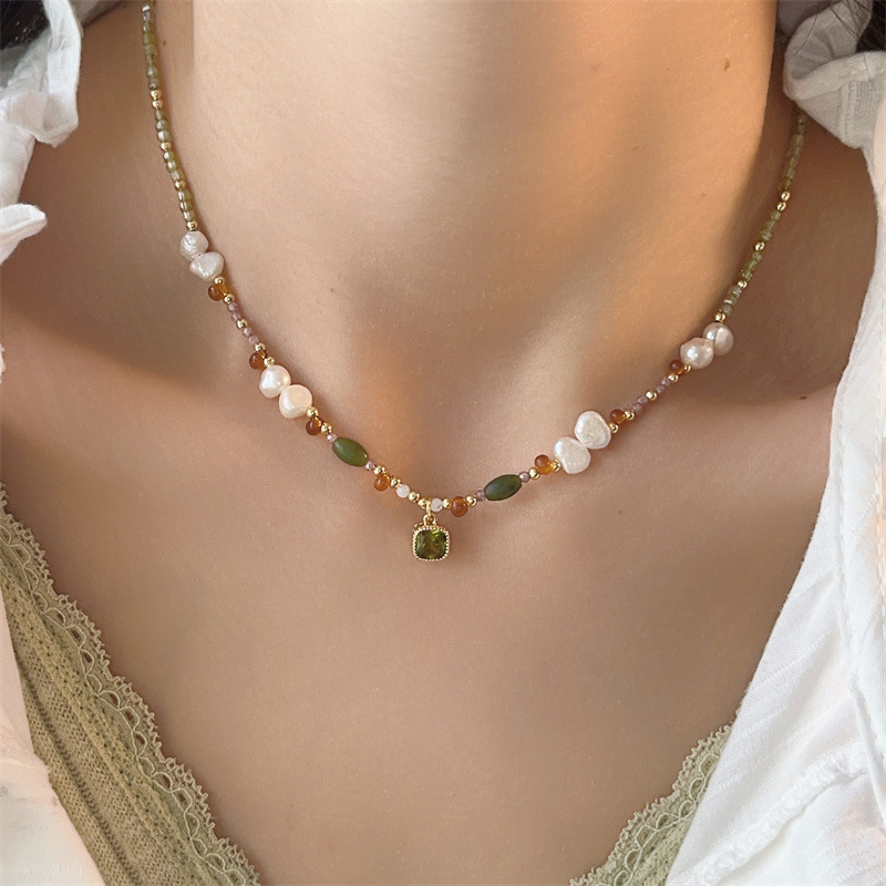 Body Jewelry Necklace - Colar de Pérolas Barrocas de Água