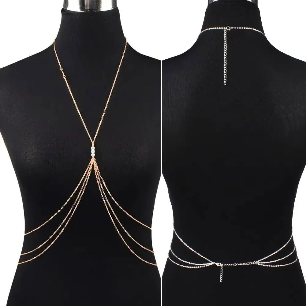 Corrente de corpo sexy e simpl - Body Jewelry For You avaliação e preço