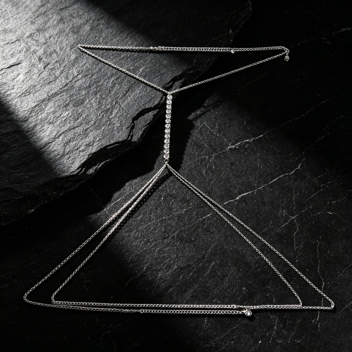 Colar de Corpo em Y - Joia Boh - Body Jewelry Retainers avaliação e preço