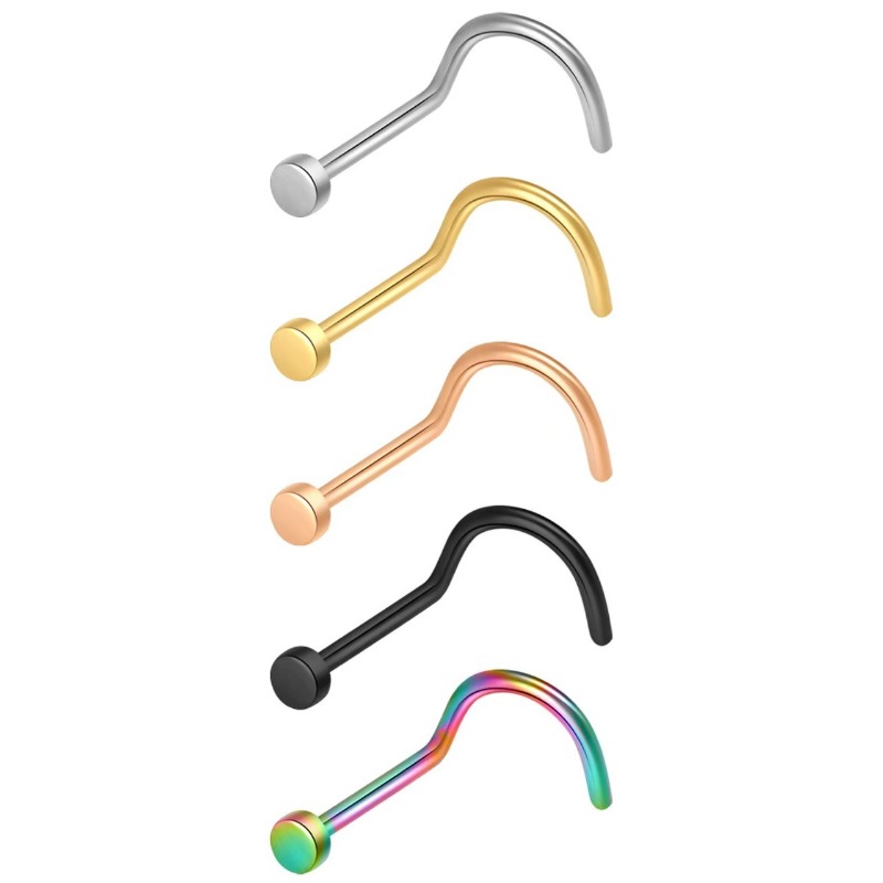 5 peças 20G 20G 316L Piercing  - Body Jewelry Surgical Steel avaliação e preço