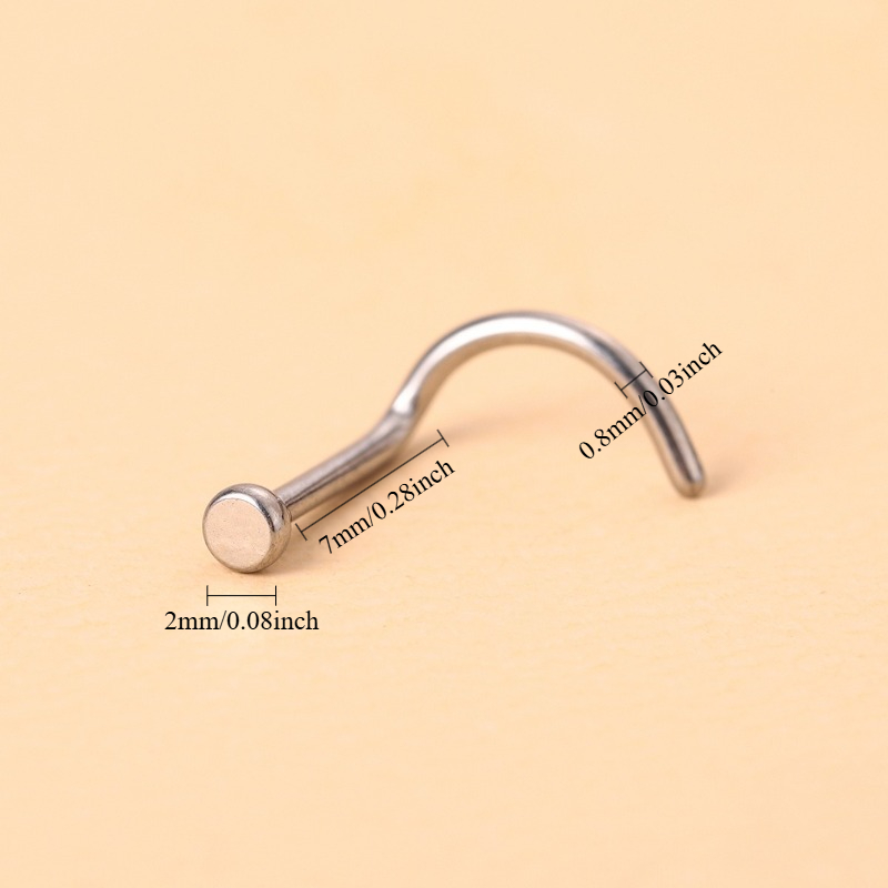 5 peças 20G 20G 316L Piercing  - Body Jewelry Surgical Steel avaliação e preço