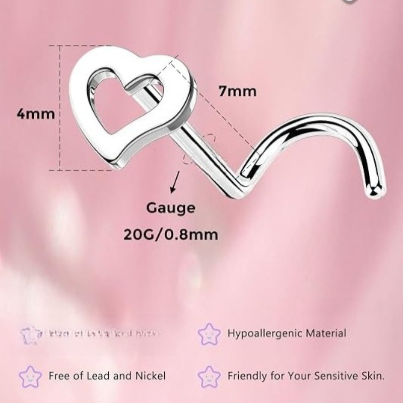 5 peças de aço cirúrgico 20G,  - Body Jewelry Surgical Steel avaliação e preço