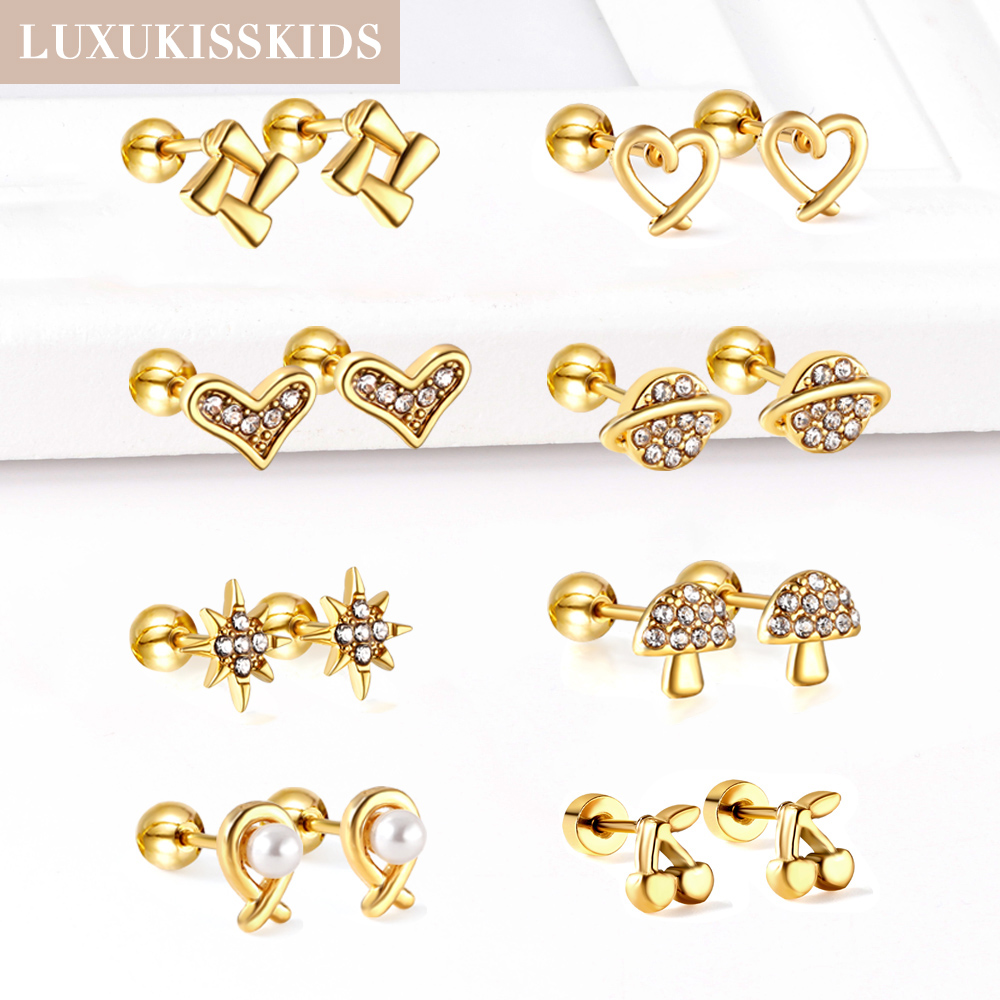 LUXUKISSKIDS 1 par de brincos  - Body Jewelry Surgical Steel avaliação e preço